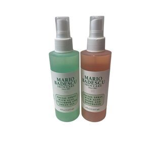 Mario Badescu Skin Care Facial Spray with Aloe, Rosewater & Cucumber 2Pk 6oz eac
